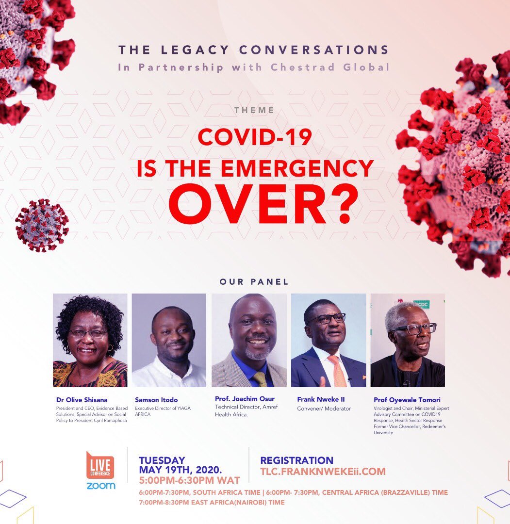 humanitarian_bs's tweet image. Happening this week with organizer’s handle, Date &amp;amp; Time:

13. @julietkego 19th:05:2020 6:00pm

14. @ClimateWed 20th:05:2020 3:00pm GMT+1 

15. @SocialGoodLagos 20th:05:2020 11:00 ET /4:00 pm WAT

16. @InimfonEtuk 20th:05:2020 8:30pm 

Qees🌹

#Thread👩🏽‍💻👇