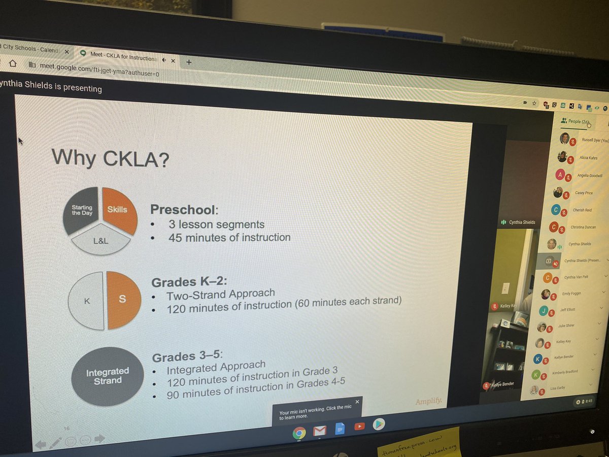 drrusselldyer's tweet photo. Spending time this morning with our @clevecityschool K-5 admin and instructional leaders diving deep into @ckschools language arts program recently adopted by our district. #RISECleveland https://t.co/LufMhWCxNN