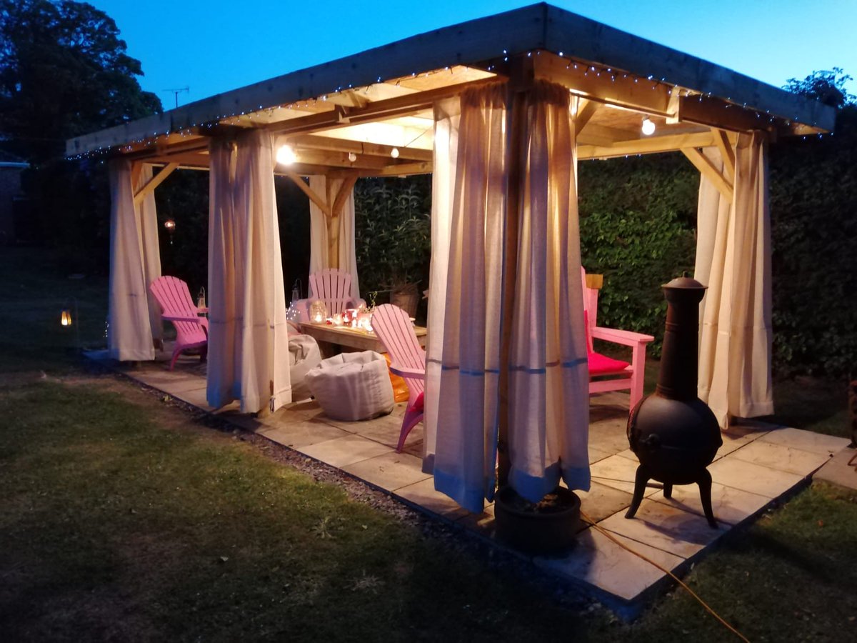 TonyKimber1's tweet photo. The new MindfulYou outdoor session space is ready! Once restrictions are lifted and we can meet face to face Wednesday night sessions will be in here, weather permitting 👍🏻. There's room for 10 people so only a couple of spaces left. https://t.co/YcxcqIyUMC