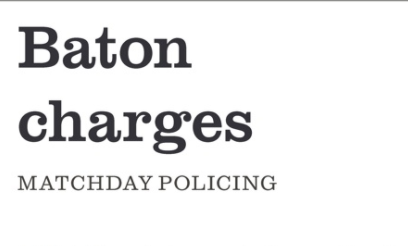 Just under a year after I joined,  @campbellwpaul left for the Guardian so I got a surprise promotion to News Editor. It meant I got to send my terrible puns out into the world as headlines, including this one about the cost of policing matches