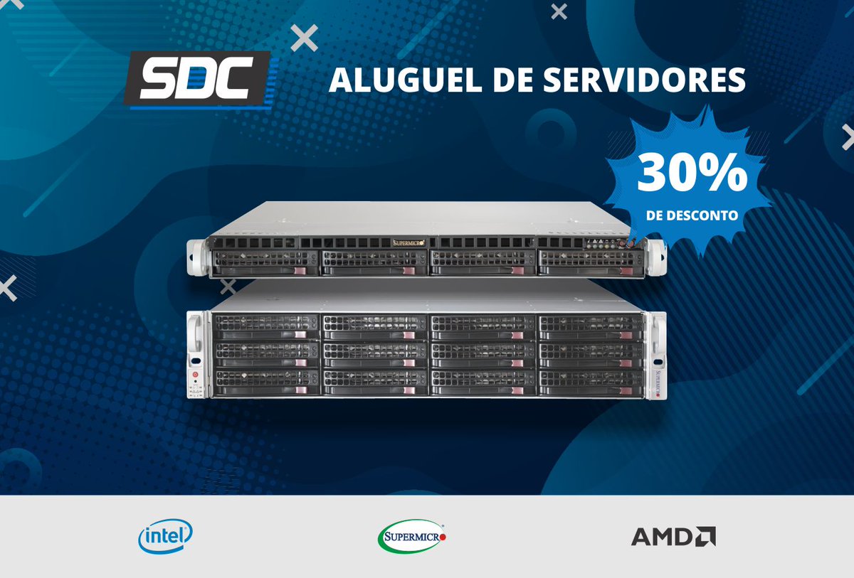 sdctech's tweet image. Conheça as condições especiais para novos contratos de aluguel de servidores - mailchi.mp/sdc.com.br/alu…