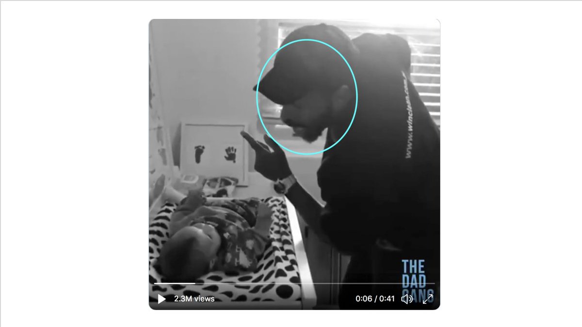 11. Daddy's still waitng on t baby to keep t beat, to sing out his line. (Which means Daddy has missed that finger raise!) So Daddy cues by slightly liftng his chin &opening his mouth, signallng to t baby that he has t stage. (Is Daddy doing that consciously? Nope! Spontaneous!)