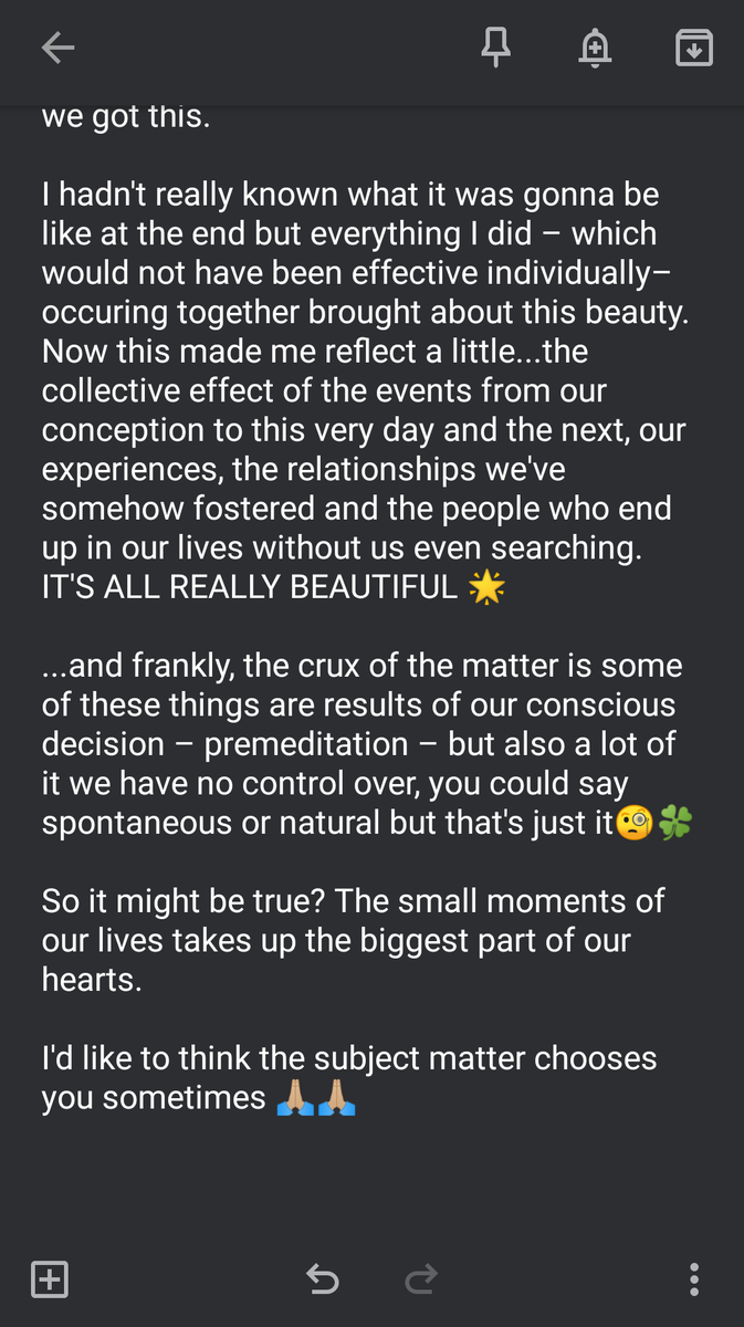 koby_kolly's tweet photo. It's been a minute, let this speak to you 🥺✨. Excerpts from my e-journal (May 10th, 2020). https://t.co/kd2mpEdOTo