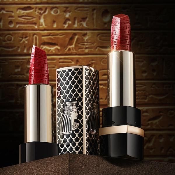 Today in #ArchaeologicalOddities, Cleopatra Luxury Satin Lipstick, complete with engravings. #Egyptomania #Pubarch