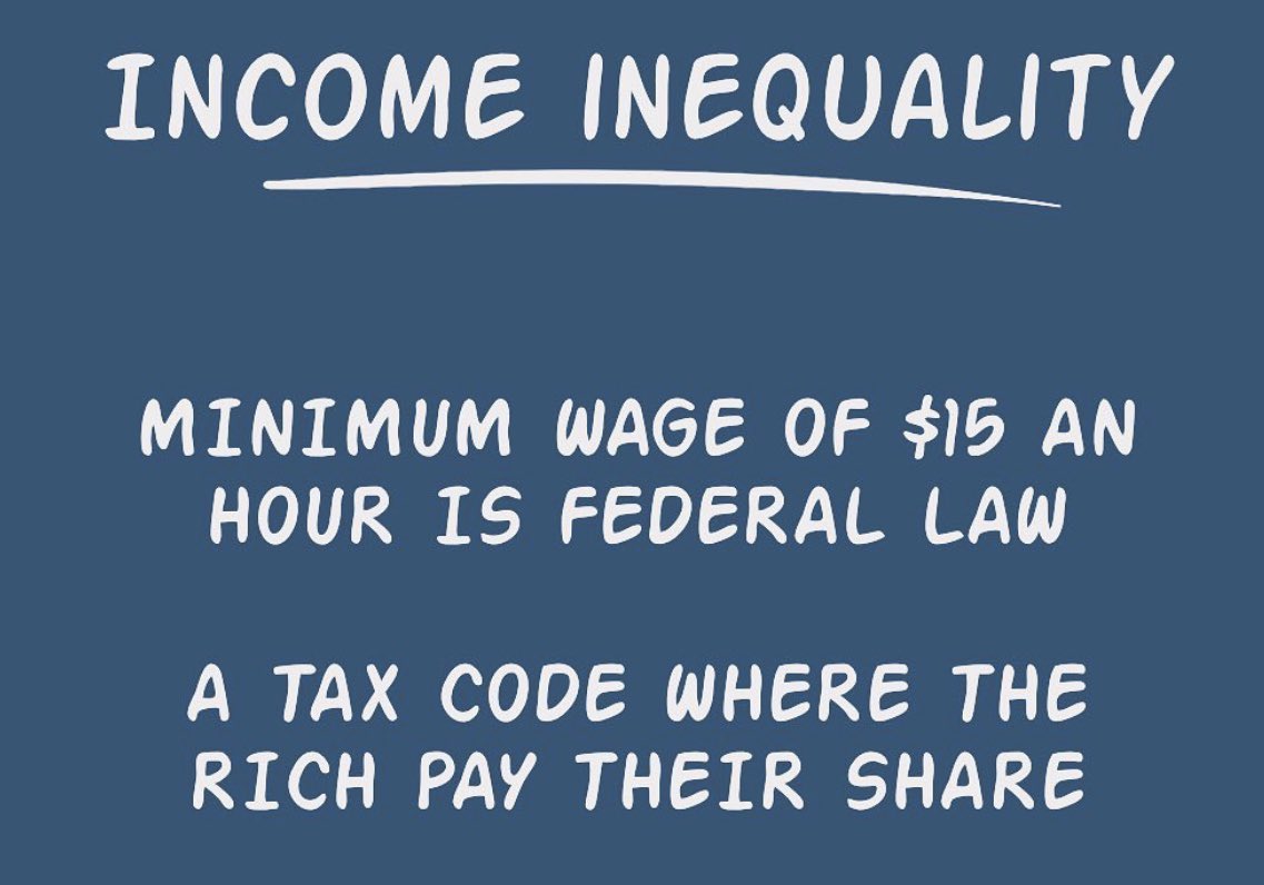 Last but not leastIncome Inequality  #Biden2020  #GoJoe 4/
