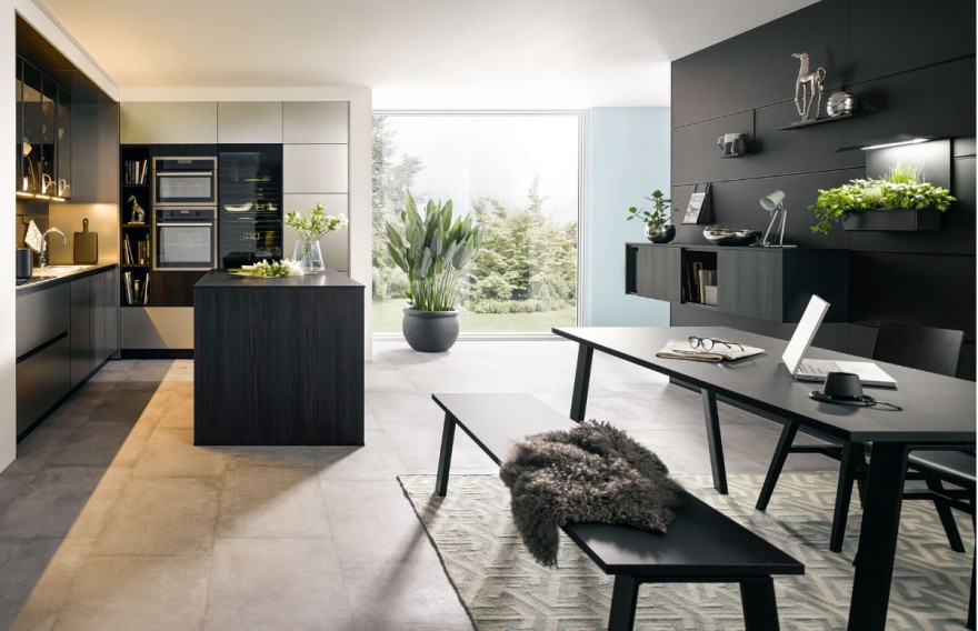 The centrepiece of #lifestylekitchens is usually the dining table where the family gather to enjoy spending time together. Everything is possible here: From a #breakfastbar with bar stools to a large #diningtable for parties. Discover more on our #blog: bit.ly/3b9Mza9