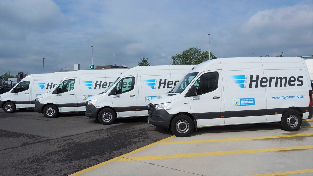 hermes delivery vans