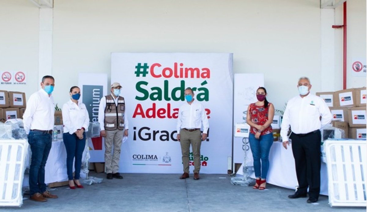 En esta batalla, hay mucha gente trabajando por su país. #ColimaSaldráAdelante