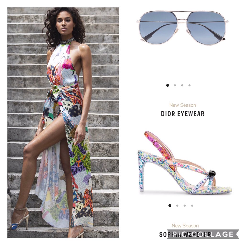 Cannes 2020 Wishlist (hypothetical) threadDeepika Padukone Day 2 Look 1Wake everyone up with this sexy halter-neck Ungaro gown. Turn around, show some leg. Do most of her interviews in this. Add these Dior sunnies and loose curls with a nude lip.