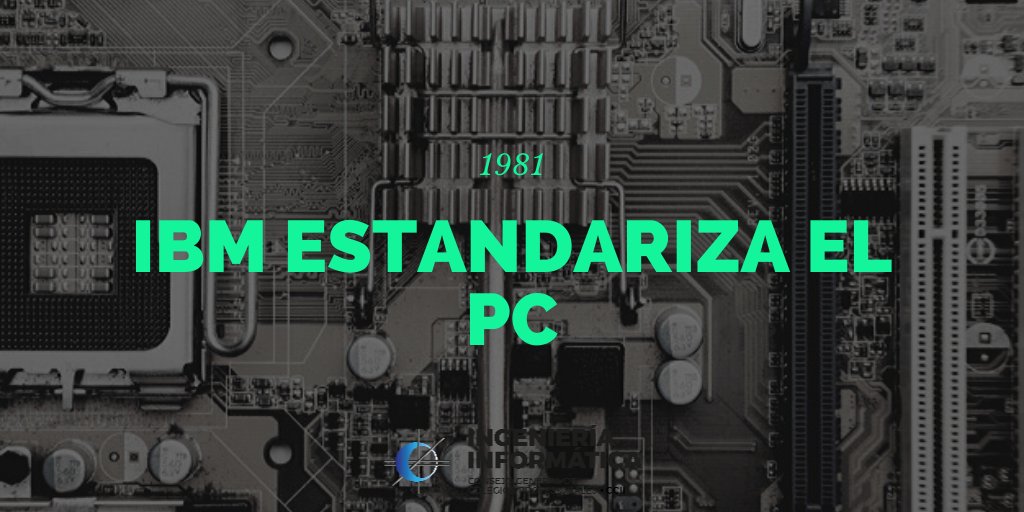 cciinfor's tweet photo. #ViajeporlaInformáticaCCII

1981 > IBM estandariza el PC. En los 80 comenzaron a aparecer multitud de ordenadores conocidos como #ordenadorespersonales. IBM sacó el PC y sólo restringió la BIOS, por lo que cualquiera pudo construir un PC siempre y cuando no utilizase su BIOS https://t.co/LMSbf11mUG
