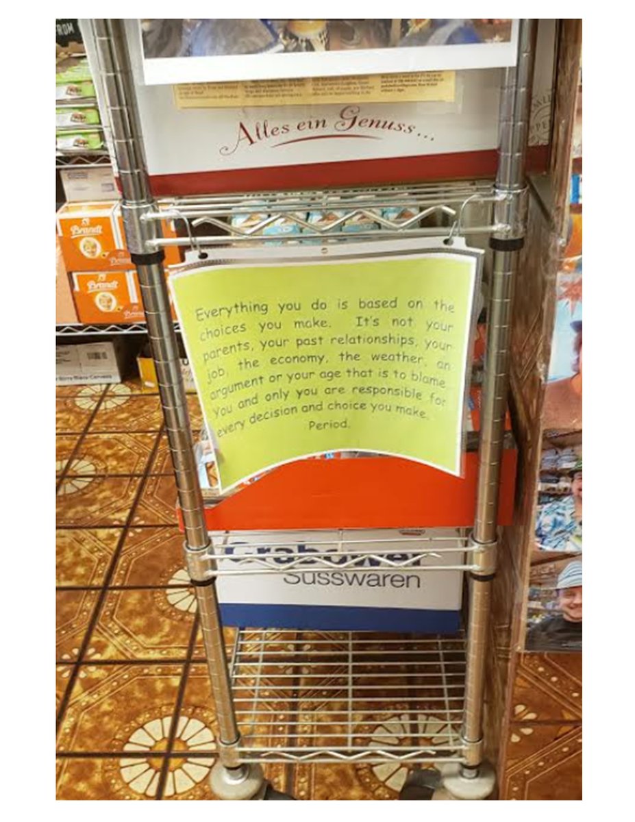 At a German store in my neighborhood, I'm waiting for my sausages, I see this and snap a picture as I do a woman in a German accent says, "You like that? you’re not the first."