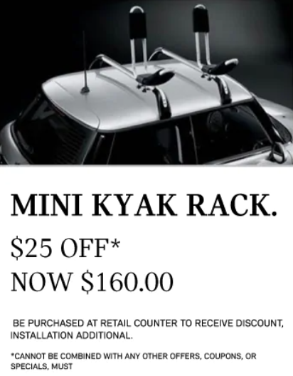 minipeabody's tweet photo. New parts specials have been released- just in time for summer weather!

Right now you can save on MINI Sunshades, kayak racks, paddle board attachments and more.

Find them all on our website: https://t.co/SmmhAA5r10 https://t.co/Tih8ARY2Fq
