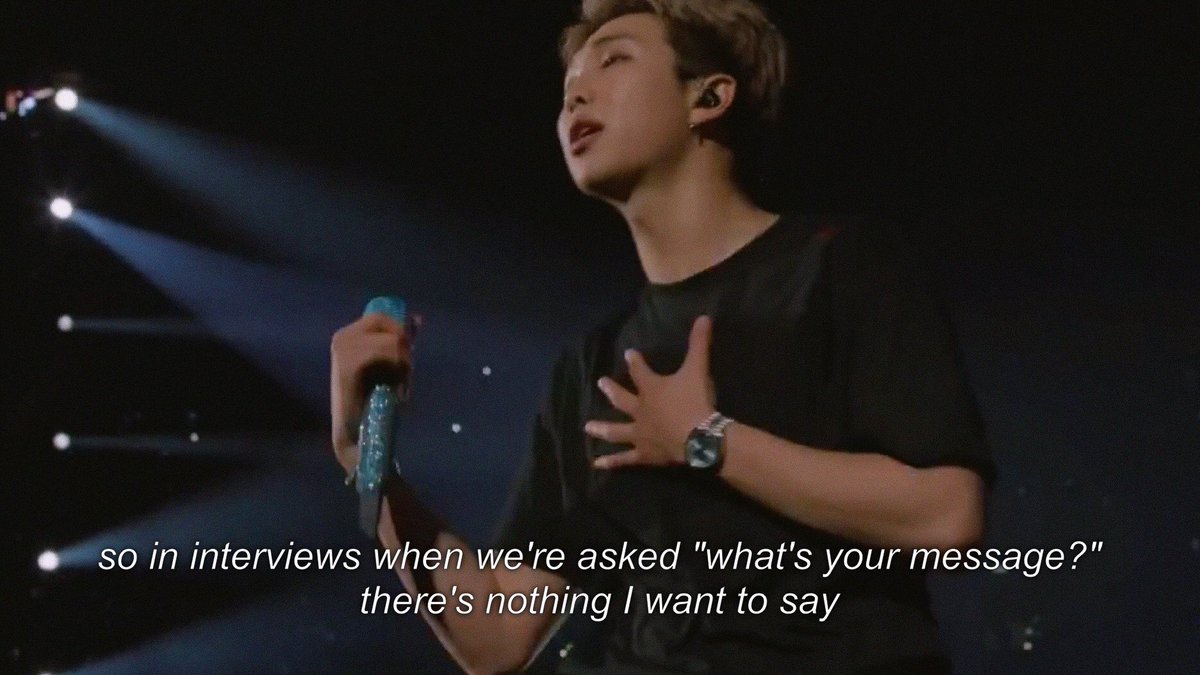 btstills's tweet photo. namjoon: break the silence (2020) https://t.co/AVztCleIRX