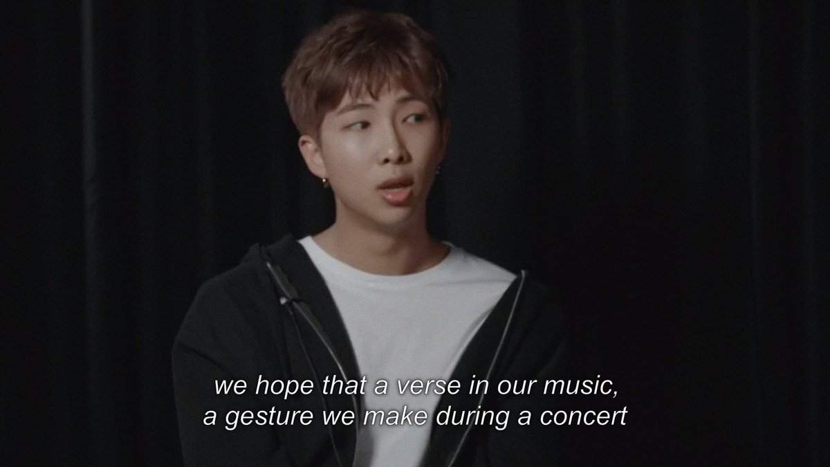 btstills's tweet photo. namjoon: break the silence (2020) https://t.co/AVztCleIRX