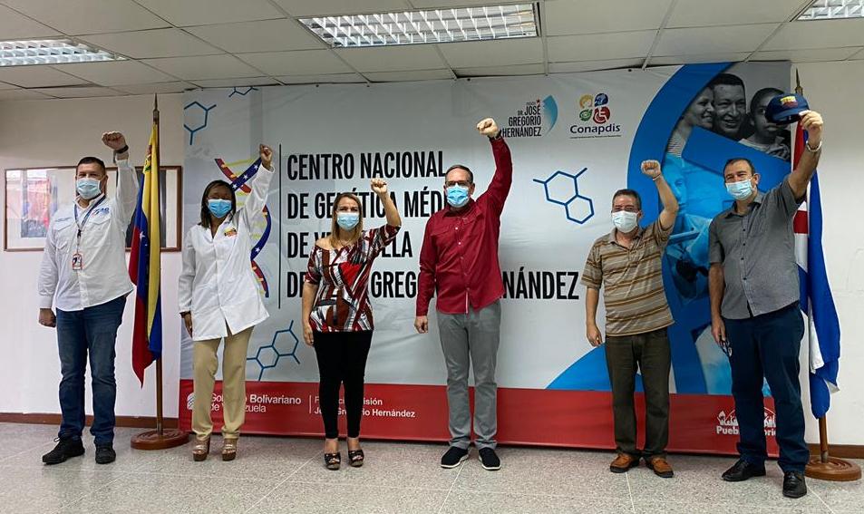 IAIM_VE's tweet photo. (1/3) #InfoIAIM || Sector aéreo respalda la lucha contra el Covid-19 que lidera el Pdte @NicolasMaduro. #IAIM e #INAC contribuyen con la recuperación de la infraestructura del Centro Nacional de Genética Médica, donde se procesarán los diagnósticos en sangre del virus en el país https://t.co/daqSP1vIhi