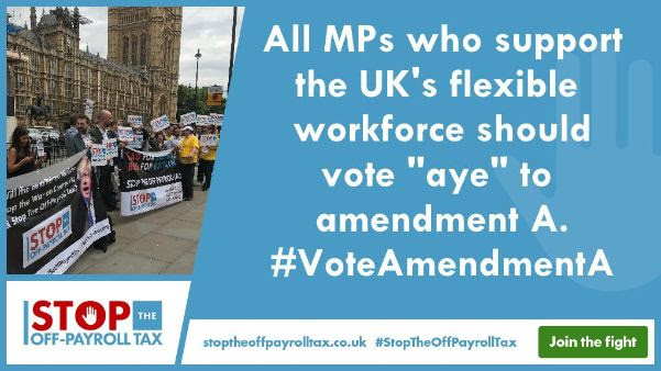 Please @Ben_Everitt  #VoteAmendmentA to delay the flawed & damaging #IR35 #OffPayrollTax. This is the wrong time to push through this damaging & flawed policy. Support the #flexibleworkforce & #StopTheOffPayrollTax! #StopIR35