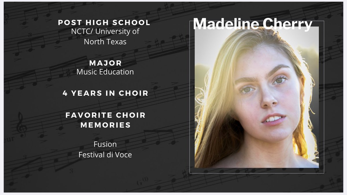 MarcusChoir's tweet image. Senior Spotlight #3: ❤️🎼 More of our amazing Seniors! Many more to come, this is a big graduating class y’all and we will miss them so much!