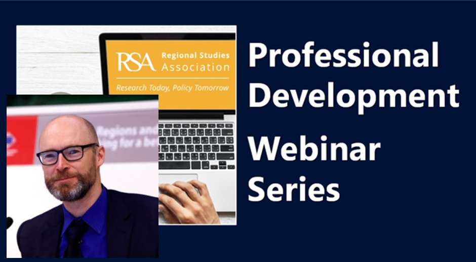 Join us for our next Professional Development webinar, this Wednesday 20 May 2020 at 12 pm BST where 
<a href="/DijkstraLewis/">Lewis Dijkstra</a> will be discussing how to communicate and work effectively with policymakers. Chaired by  
<a href="/ldepropris/">Lisa De Propris</a> 
More details and to register bit.ly/3bIeVHO
