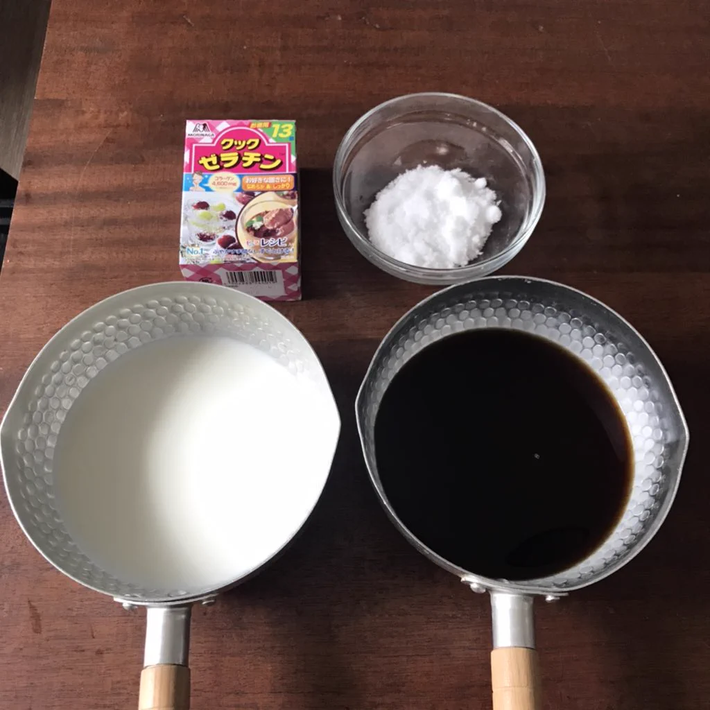 見た目がオシャレで材料4つで出来る！？「3層コーヒー牛乳プリン」の作り方！