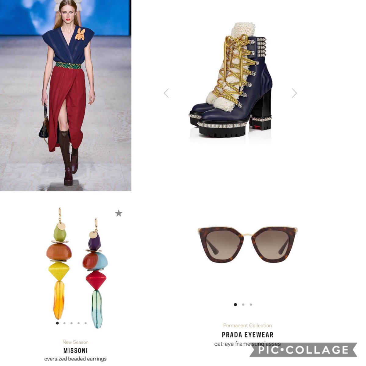 Cannes 2020 Wishlist (hypothetical) threadDeepika Padukone Day 2 Look 2There had to be a customary Louis Vuitton look. I picked this colour block-y wrap dress with these Louboutin boots. It’ll be a messy look that will divide the critics. Adding these fun Missoni trinkets.