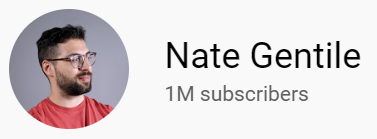 nategentile7's tweet photo. A ver si Youtube me da el verificado ahora... xd https://t.co/Snw2q5lOwm