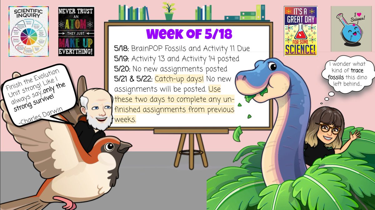 My friend Charles Darwin and I are here to give you a preview of the week! #penndelcoproud #WEAREnorthley <a href="/NMSViking/">Mr. Buterbaugh NMS</a>