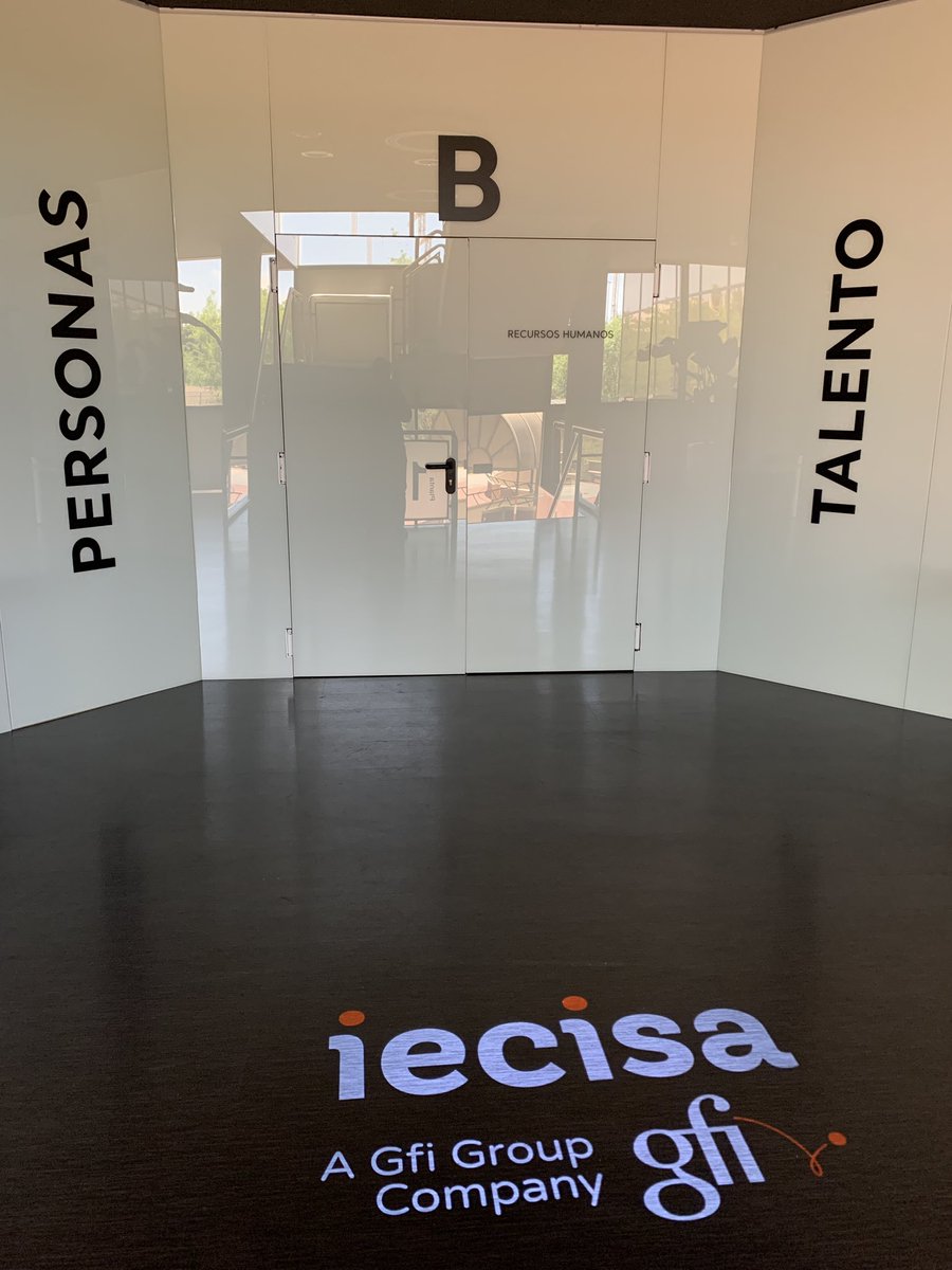 gglardies's tweet photo. ¿Y lo bien que va quedando nuestro nuevo logo en nuestras instalaciones?
@iecisa es parte ya del grupo @gfi_world y se nota allá donde vamos y en lo que hacemos. https://t.co/XJwTnji2Rt