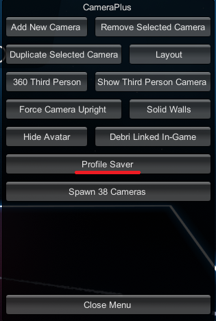 すのー On Twitter Cameraplus V4 2 0をリリースしました メニューと曲プレイ時の自動profile切り替えに対応しました 基本的にはれいやさん Reiya の作ってくれたcamerapluscfgchangeを吸収昇華した形になります 使い方はリンク先下部のreadmeか このツイート