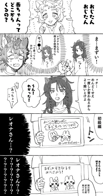 #twstファンアート
優しいレオナおじたんとチェカたんとラギーくんと。
⚠️かっこいいレオナおじたんはいません⚠️ 