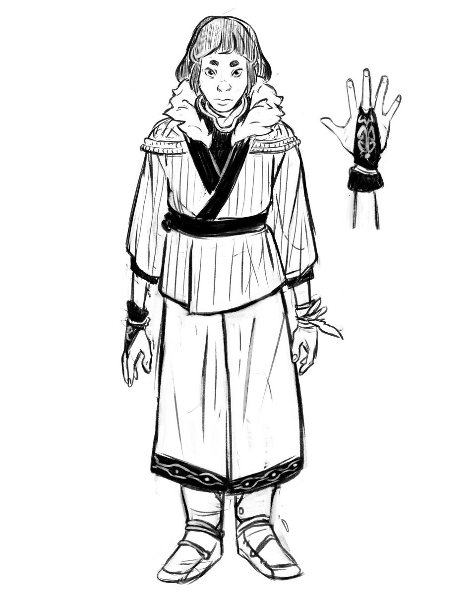 Day 5/365: Miyuki Design
Another character from #Rayne. Her people are inspired by culture.