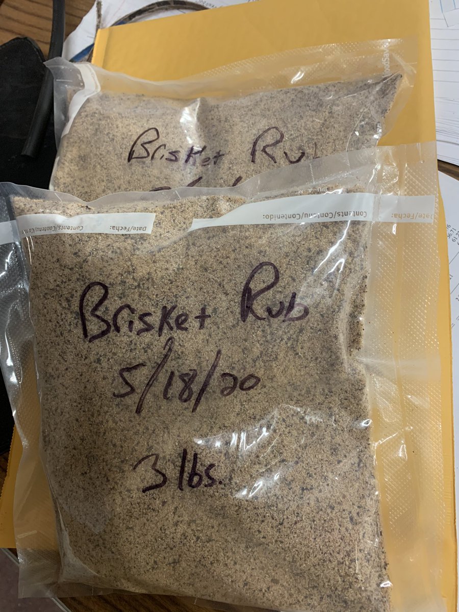 6lbs of Brisket Rub headed to Kentucky today.  We appreciate all of customers!!

SouthernMoonBBQ.com
