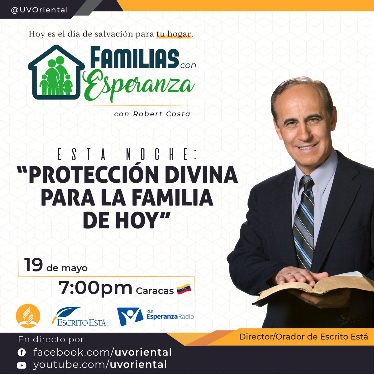 JessJavierMnde2's tweet photo. ¿Crees que tu familia necesita protección?¿ Crees que está amenazada la unidad en tu familia?¿Quieres conocer cuál es el cerco de protección Divina?, te invito a participar de este cuarto tema de la serie Familias con Esperanza. Hoy es el dia de salvación.
#FamiliasConEsperanza https://t.co/l6VpQfMp7Y