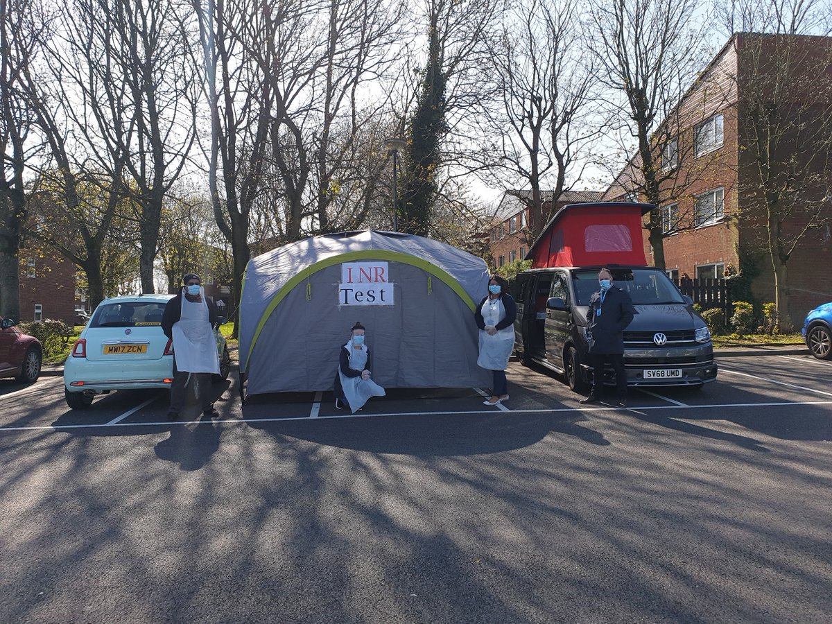 LumiraDx's tweet photo. In response to the COVID-19 pandemic, Beacon Primary Care in Skelmersdale introduced a drive through Warfarin Clinic supported by LumiraDx https://t.co/70218kW0aB 
#covidー19 #drivethroughclinic #warfarin #warfarinclinic #inr #LumiraDx #LumiraDxPlatform #INRTest #Coronovirus https://t.co/BzZGvXqifH
