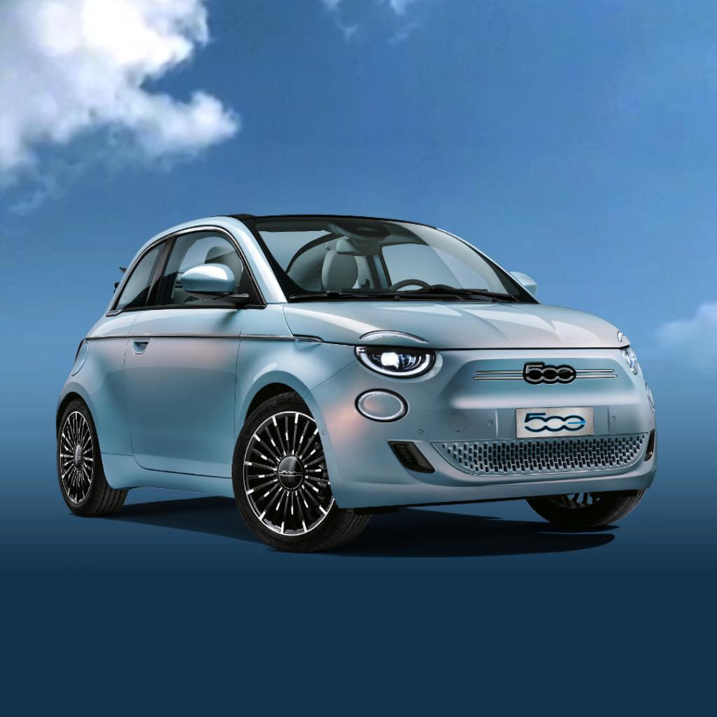 Fiat_Polska's tweet photo. Dziś przed Wami nowy elektryczny Fiat 500 “la Prima” w kolorze Niebieski Celestial. Niebiański kolor!
#New500
#Pure500
#InspiringChange
#FiatElectric https://t.co/Fg0lLKdsvK