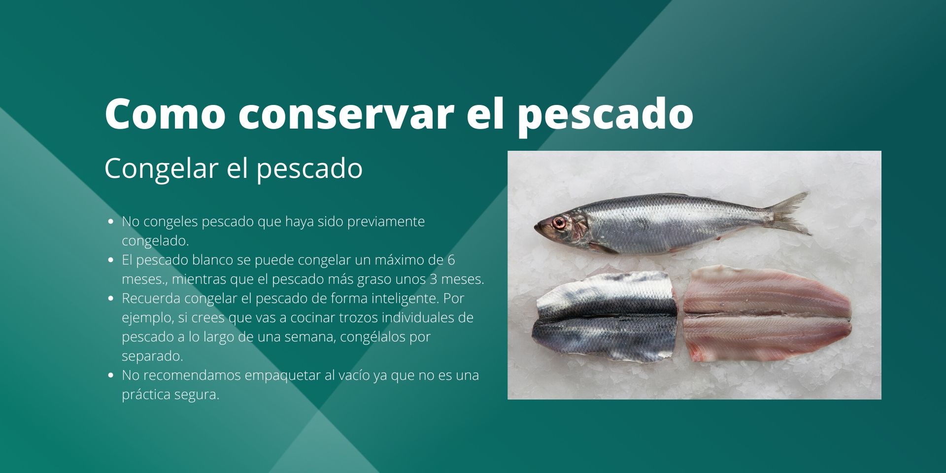 Cómo congelar pescado de manera segura