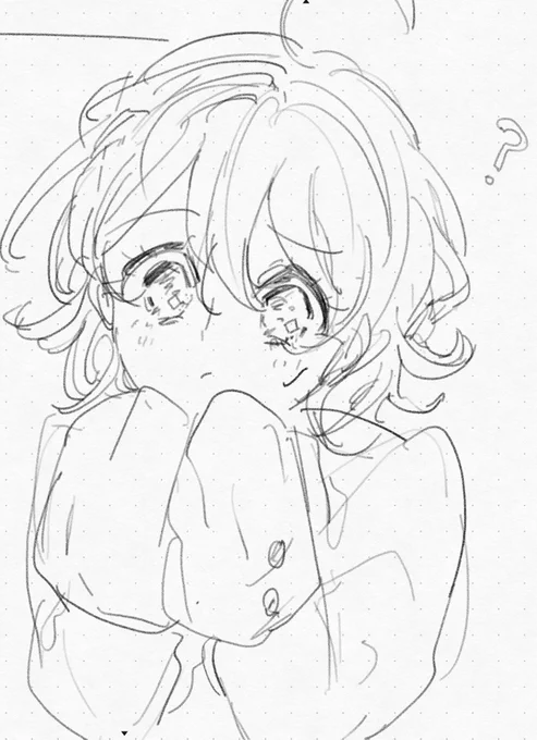 最近のらくがき 顔 #手癖女子 