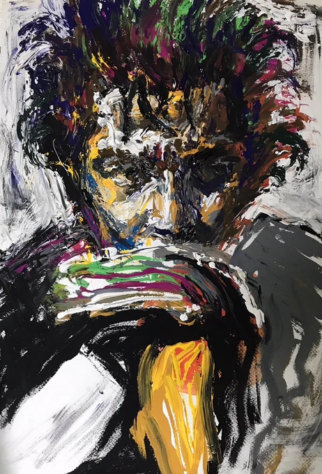 King Gnuの常田さんを描いたドローイング

#KingGnu 
#常田大希 