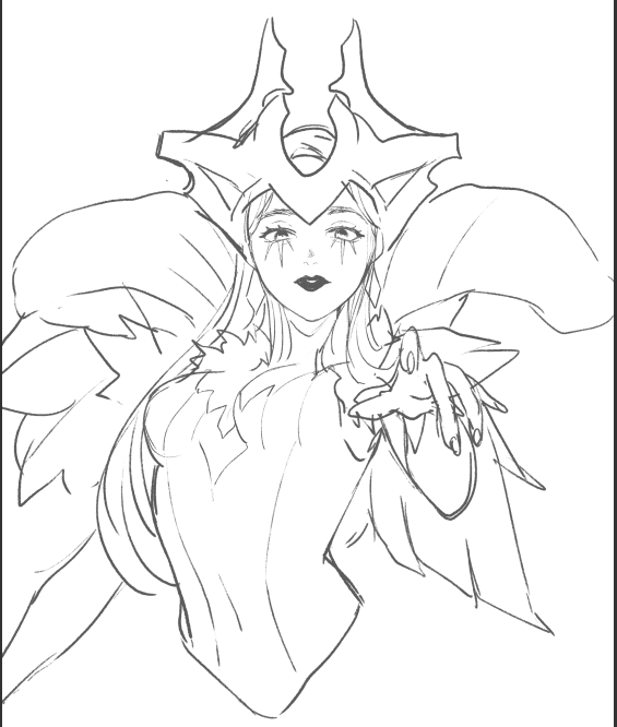 Coven Leblanc顔が好きなので
描きたいけど服が難しすぎる 