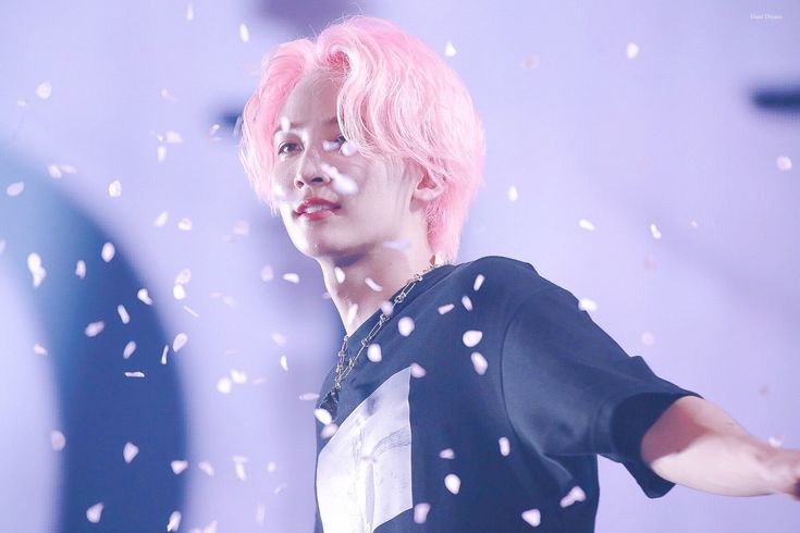 mingyu sprinkling confetti to jeonghan 