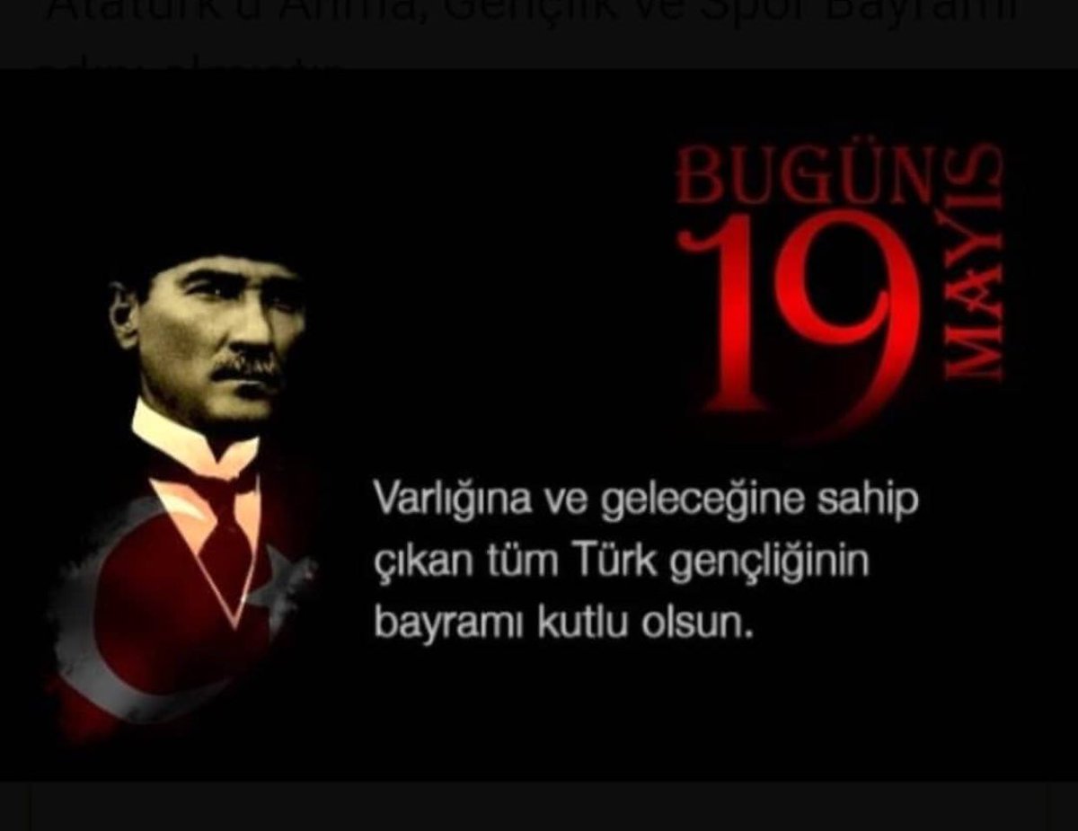 derrdest's tweet photo. Bizim maviye sevdamız Selanik'te açılan bir çift gözle başladı. 
Doğum günün kutlu olsun Türk'ün başbuğu🇹🇷

Kurduğun Cumhuriyet #101Yıldırgenç 
 
#19MAYIS1919
#19MayısGenclikveSporBayramı
#19MayısRuhuyla
#NeMutluTürkümDiyene https://t.co/2JrQLBh7uL
