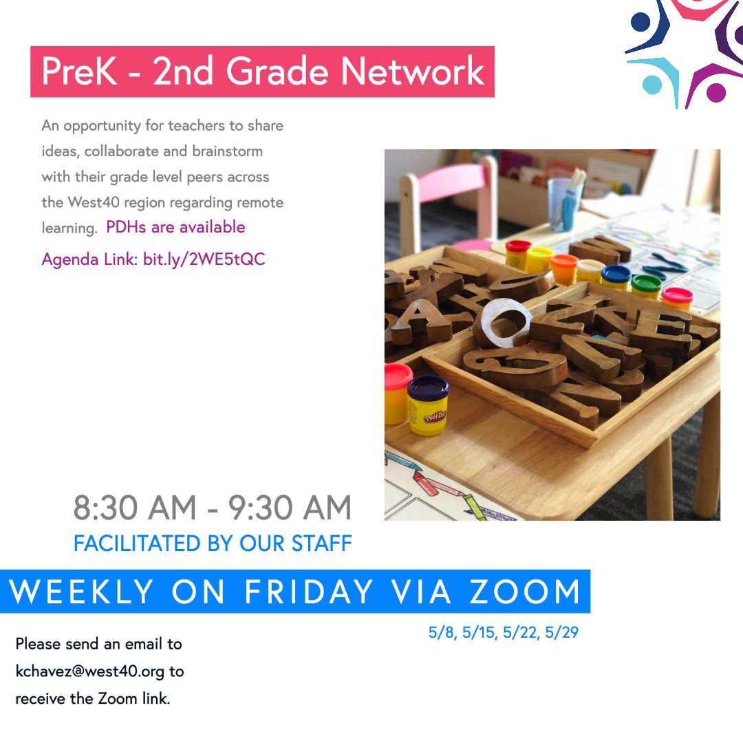 west40ISC's tweet photo. TEACHERS, looking for an opportunity to share ideas, collaborate and brainstorm with your grade level peers across the West40 region?  Join us!  #west40STRONG https://t.co/izdmlJYhgb