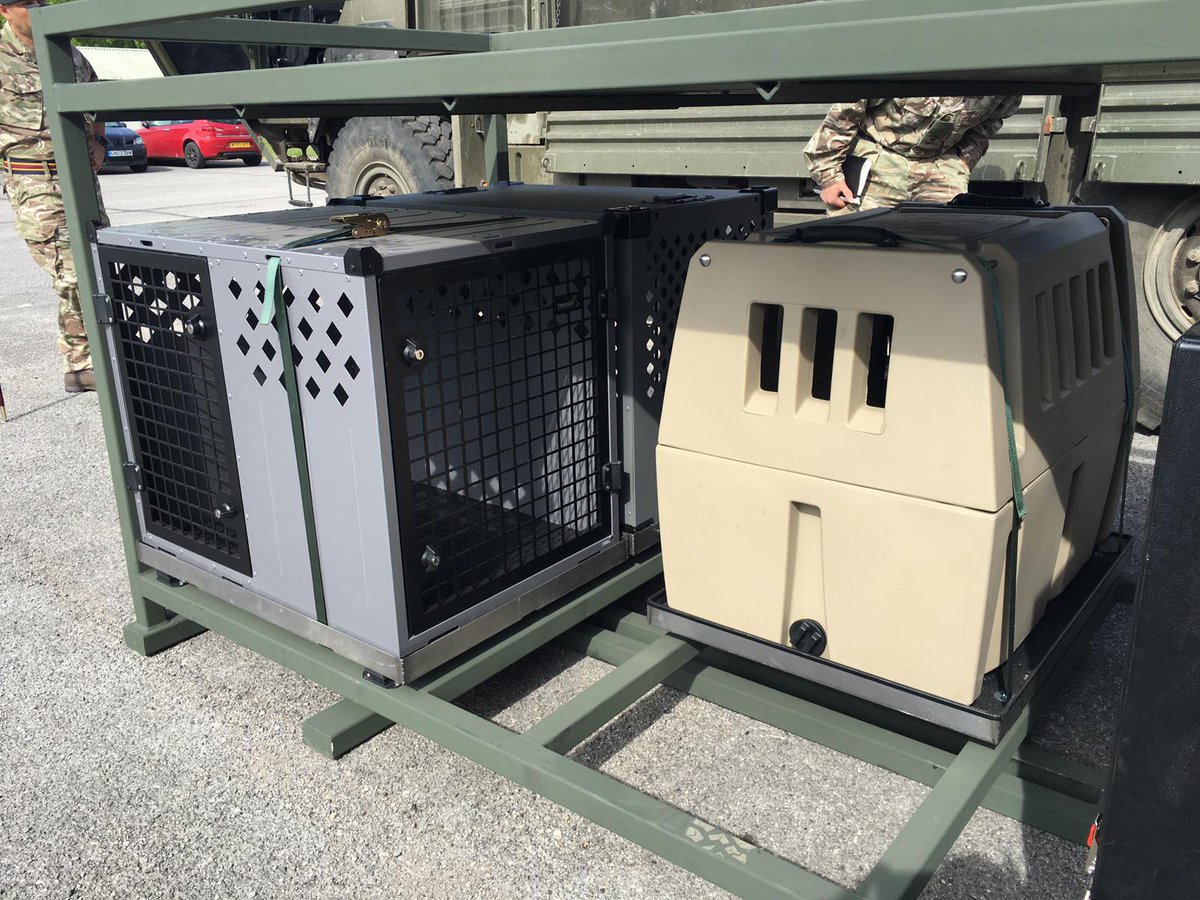 Other Regiments may trial weaponry or vehicles. <a href="/1MWD_Reg/">1st Military Working Dog Regiment</a> on the other hand are looking at new solutions for deployable transit kennels for MWDs to assist in the continued delivery of MWD capability to Defence. #ArmyConfidence <a href="/29eod/">29EOD&S</a>