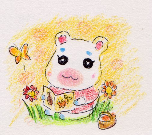 ট ইট র Hisahisa どうぶつの森のゆきみちゃんが好きすぎてまたイラスト描いた 虫の勉強をしている偉いゆきみちゃんです かわいいね どうぶつの森 あつまれどうぶつの森 あつ森 ゆきみちゃん