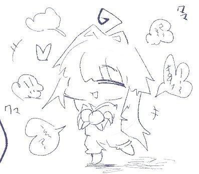 最近一発描きがマイブーム 