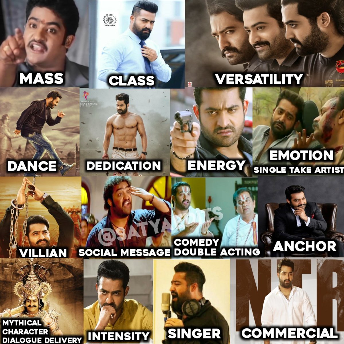 LohithkumarAre's tweet photo. #HappyBirthdayNTR 
Package of all talents NTR anna
@tarak9999 https://t.co/bR51SszQV3
