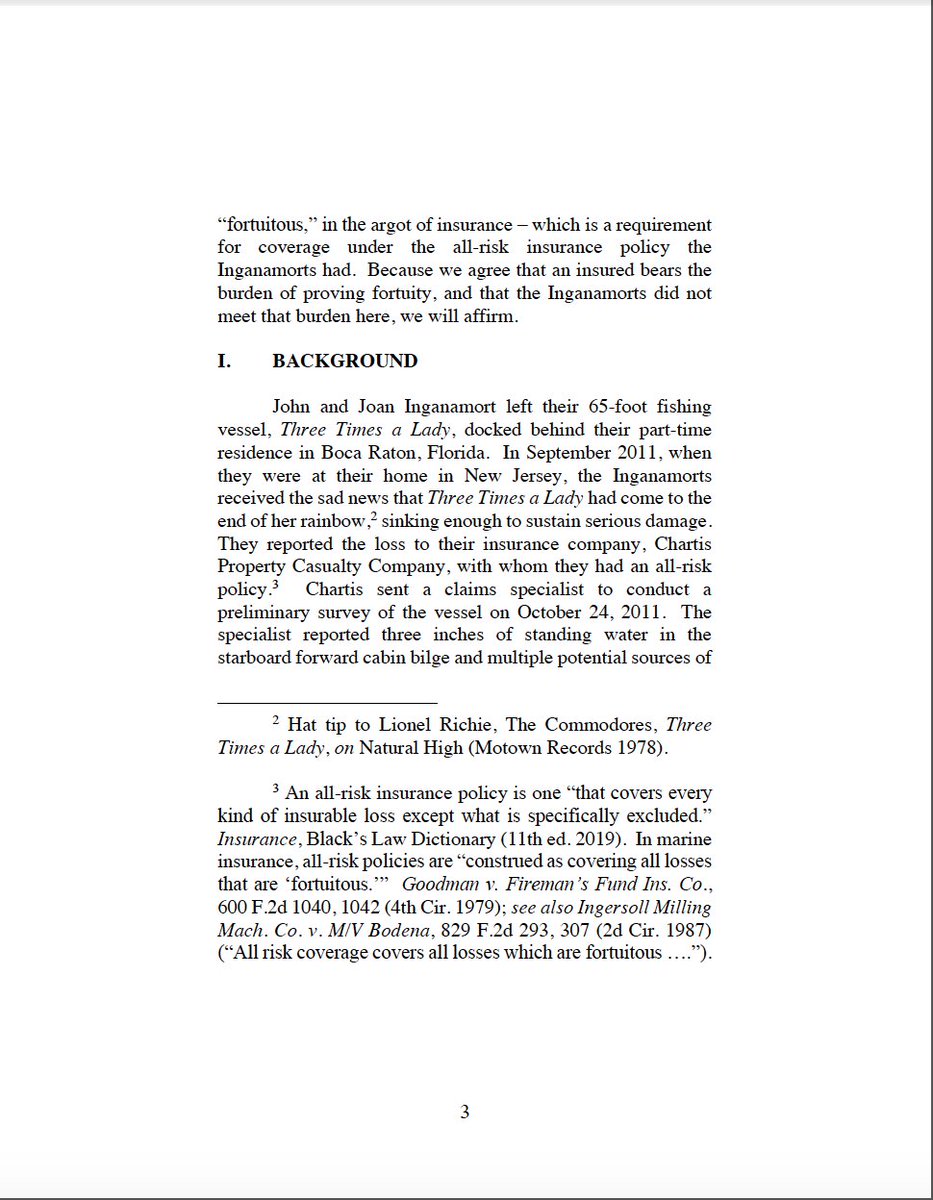 Here, the section headings (BACKGROUND, DISCUSSION) are all left-aligned, making them even easier to read than if they were centered. (Though that doesn’t appear to be a universal choice among different 3d Cir opinions.)