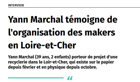 [Histoire de citoyen.nes fabricants] Solidaires pour faire, documente les expériences des citoyens qui en premier, ont pu répondre à l'urgence. Yann Marchal, habitant en Loire-et-Cher raconte son expérience maker de production de visières 👉 bit.ly/2LIHo60