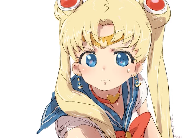 #sailormoonredraw
わいも描いたのだけにしてあげなおしとこ 