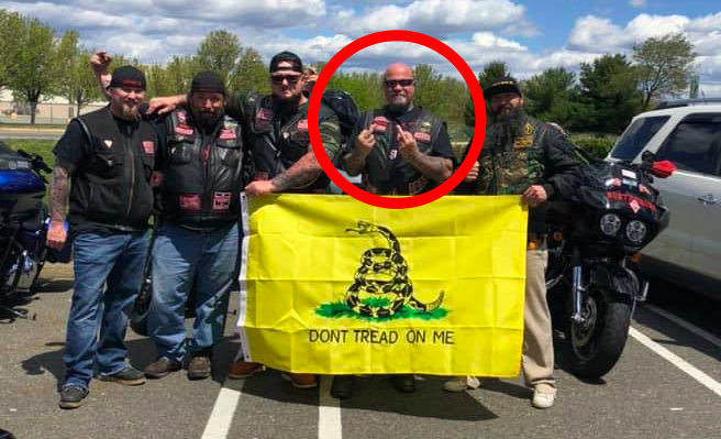 4/ Morrissey is also a member of the Red Devils, an outlaw motorcycle club associated with the Hells Angels. (Note the irony of a guy who proudly sports multiple neo-Nazi tattoos writing "This is Nazism" to protest the shelter-in-place guidelines.)