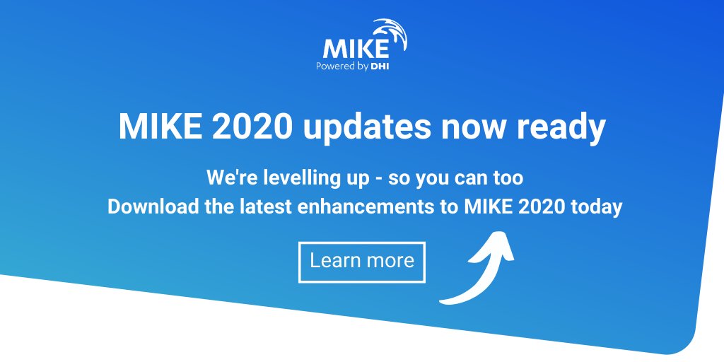We are ready! Are you? The latest enhancements to MIKE 2020 are now available. See what’s new mikepoweredbydhi.com/mike-2020/upda… 

#SoftwareEngineering #mikepoweredbydhi #water
